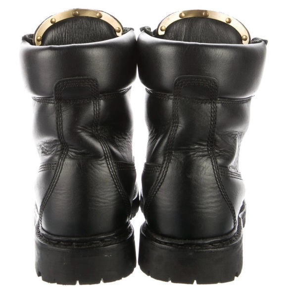 Balmain Black Boots with Gold Accents - Picture 4 of 5